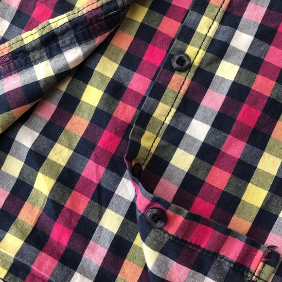 🐮2/$15 Bluenotes Checkered Button-Up - Picture 6 of 6